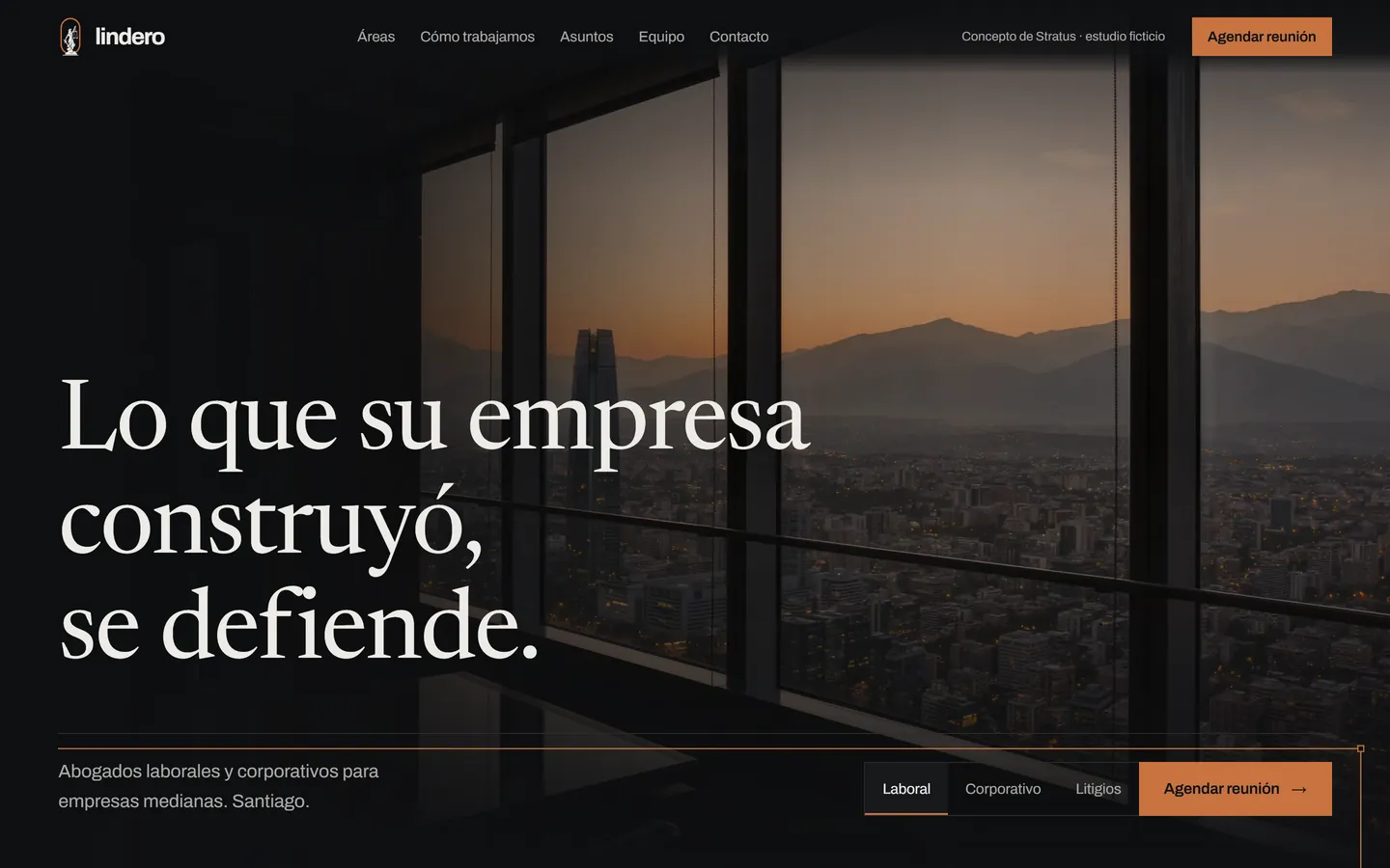 Lindero Abogados: Portada